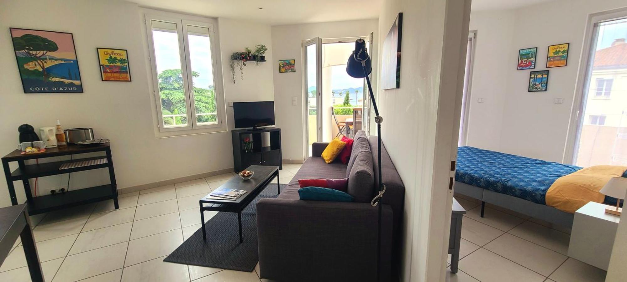 Appartement Vue Mer Avec Parking Ferme ラシオタ エクステリア 写真