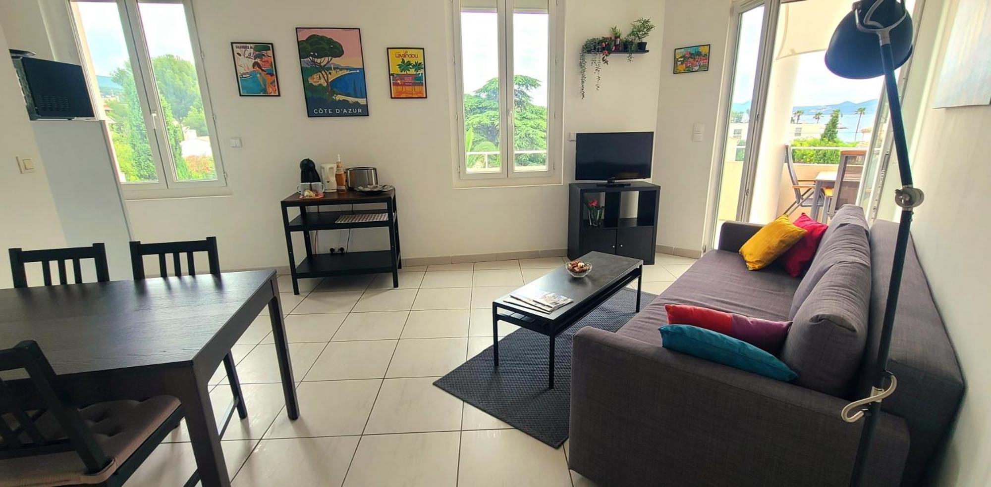 Appartement Vue Mer Avec Parking Ferme ラシオタ エクステリア 写真